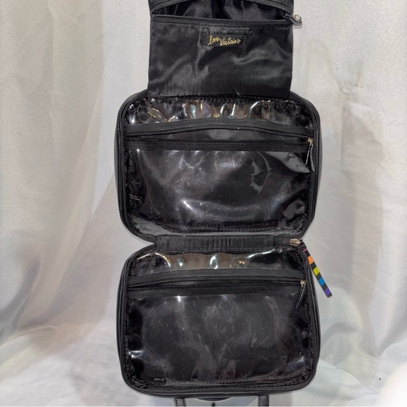 2/$30 Victoria's Secret Jetsetter Travel Case Make Up Bag Rainbow - Picture 9 of 14